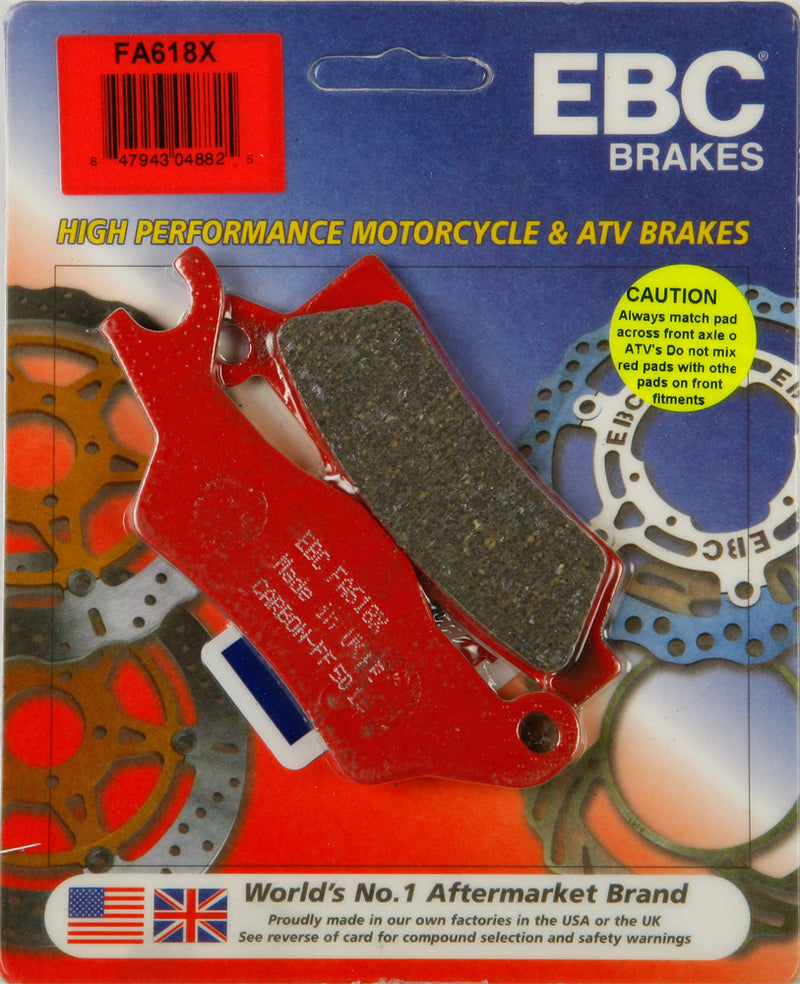 EBC Brake Pads Carbon X Series - FA618X Can-Am Outlander / Renegade 2012-2015