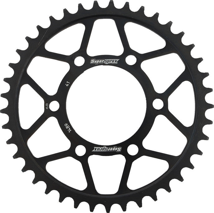 Supersprox Rear Sprocket Steel 41T-525 Black - RFE-1489-41-BLK Kawasaki Motorcycles 1996-2017