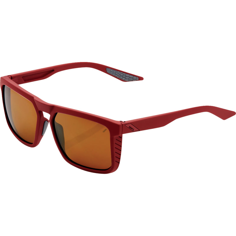 100% 2610-1253 61038-392-73 Renshaw Sunglasses Renshaw Glasses - Crimson - Bronze