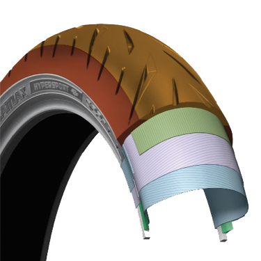 Bridgestone 874-1129 9346 TIRE BATTLAX HYPERSPORT S22 RR 200/55ZR17 78W RADIAL TL