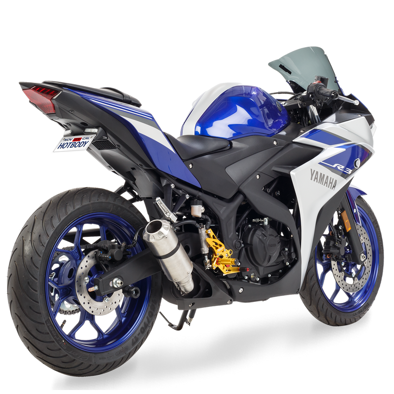 Hot Bodies Fender Eliminator Textured Black - 81502-1000 Yamaha R3 2015-2024