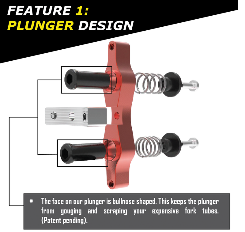 Tamer 188-8002R HH-DBU-02R TAMER DOUBLE BUTTON X-WING RED
