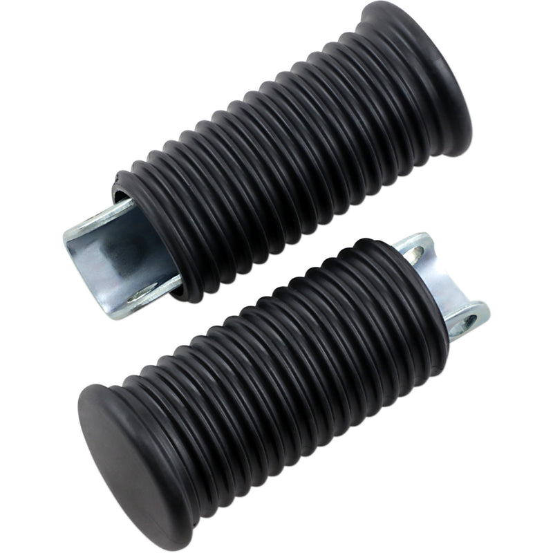DRAG SPECIALTIES DS-241065 Rubber Replacement Driver Footpegs and Shifter Peg Rubber Driver Pegs - XL