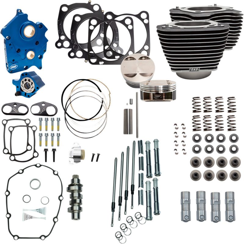 S&S Cycle Performance Kit Power Package - 310-1103D For Harley Motorcycles 2017-2026