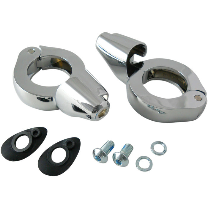 DRAG SPECIALTIES Turn Signal Fork Clamps Mount