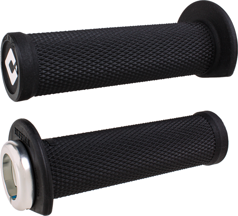 Odi 206-2236 J33RFB-S ATV/PWC RUFFIAN LOCKON GRIP 125MM BLACK/SILVER