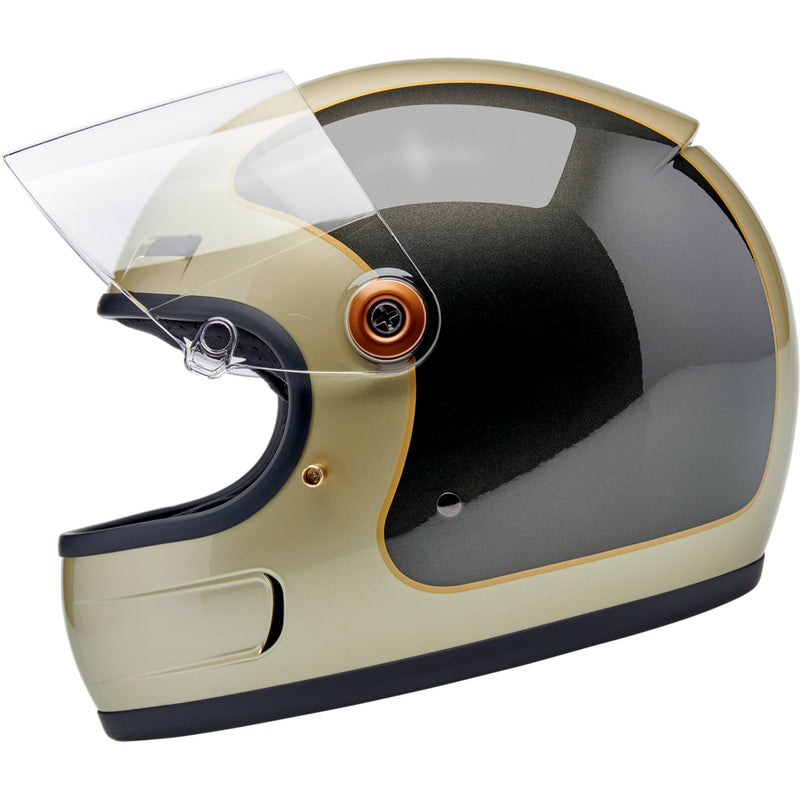 BILTWELL Gringo SV Helmet Tracker - Gloss Metallic Champagne/Charcoal