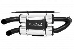Mbrp Dual Stack S O Mflr POL - AT-9515PT Polaris RZR 2011-2014