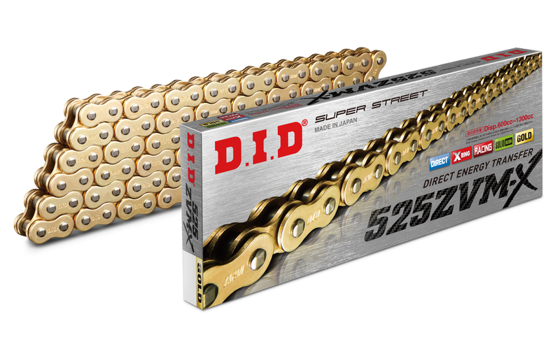D.i.d 690-56100 525ZVMXG100Z SUPER STREET 525ZVMXG-100L X-RING CHAIN GOLD