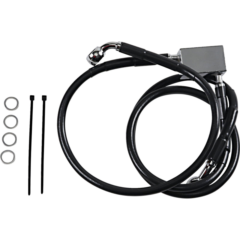 Drag Specialties Brake Line - 1741-2950 For Harley Softail 2000-2003