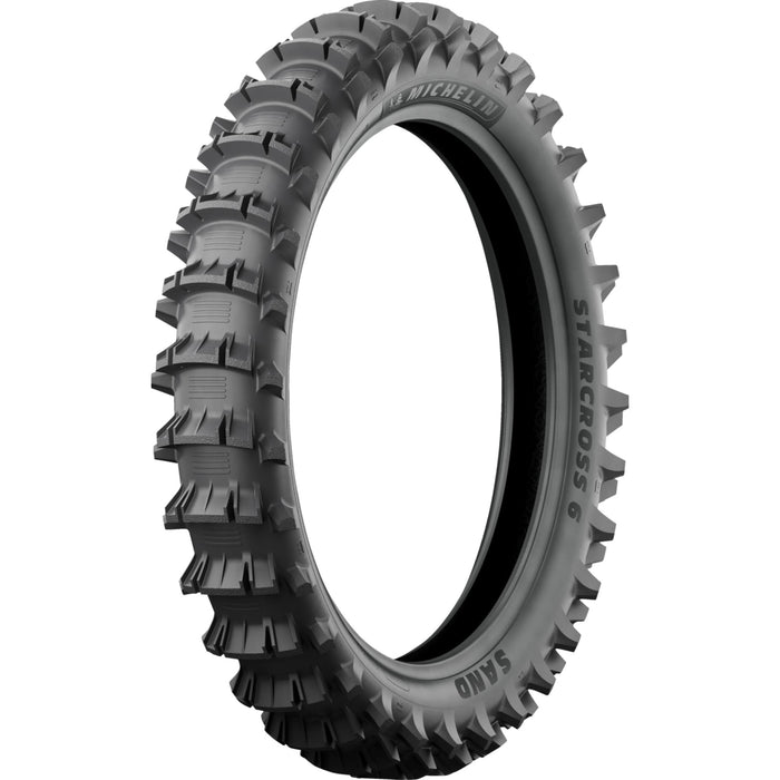 MICHELIN 0313-0918 47806 StarCross 6 Sand Tire Tire - StarCross 6 Sand - Rear - 100/90-19 - 57M