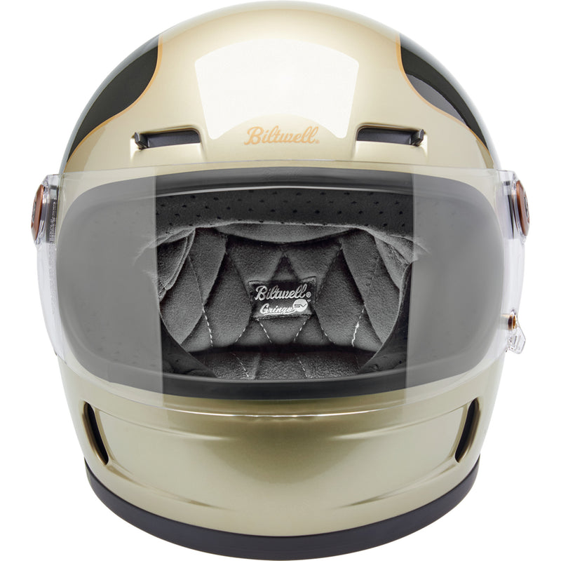 BILTWELL Gringo SV Helmet Tracker - Gloss Metallic Champagne/Charcoal