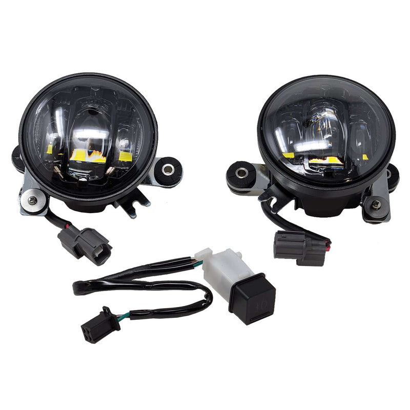 Pathfinder LED FOG Light Kit Black Smoke Lens - FG105B Honda Gold Wing / GL1800A Gold Wing 2001-2005