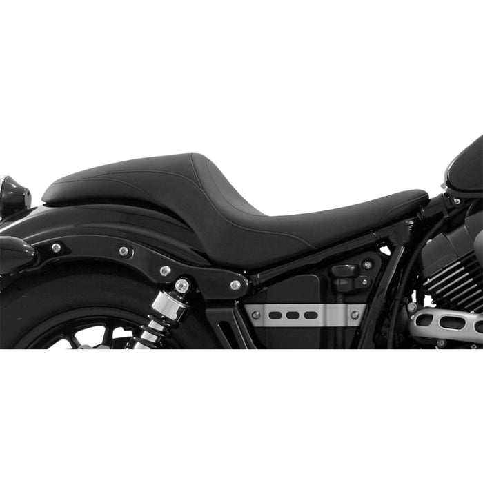 MUSTANG 0810-1595 75690 Tripper Fastback™ Seat Seat - Tripper Fastback™ - Smooth - Black - Bolt