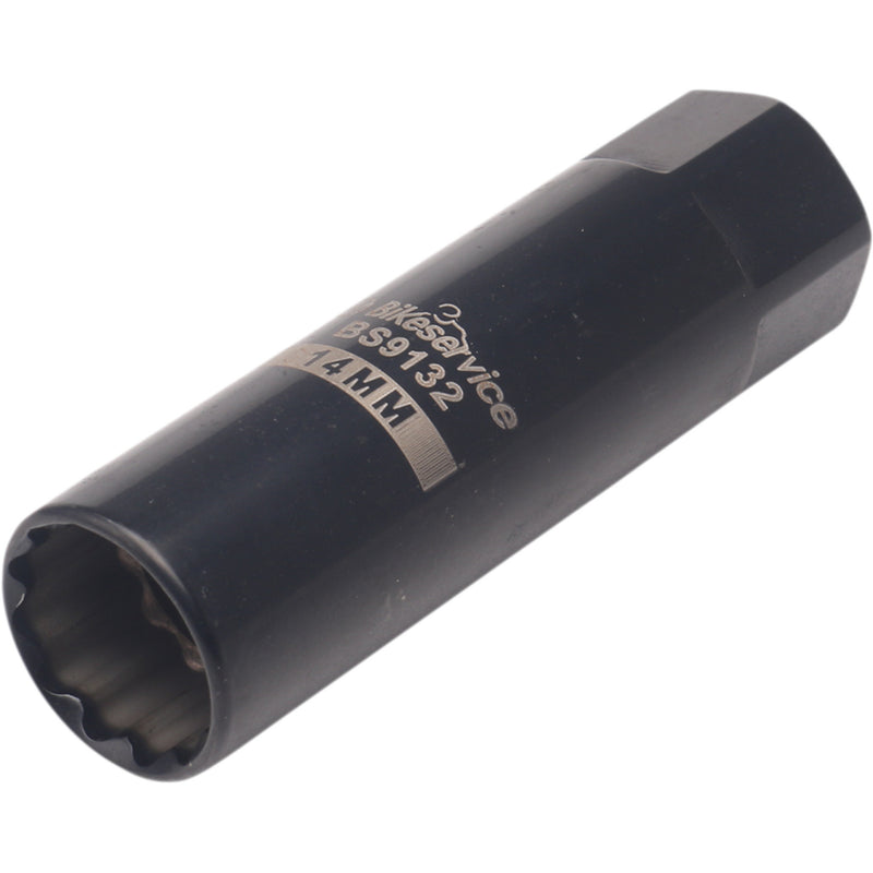 BIKESERVICE 3801-0405 BS9132 Thin Wall Spark Plug Socket Socket Plug Tool - Thin - 14 mm