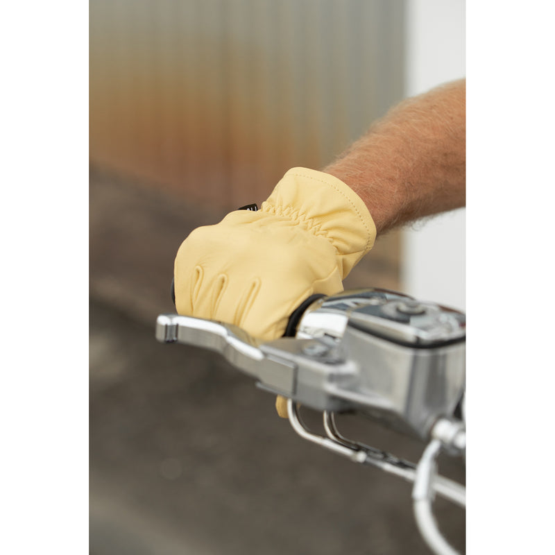 FIST HANDWEAR The Rig Road Leather Gloves Yellow