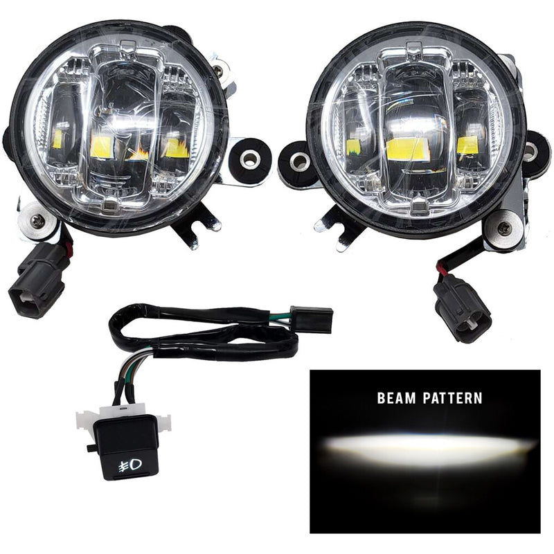 Pathfinder LED FOG Light Kit Chrome Clear Lens - FG610CA Honda Gold 2006-2010
