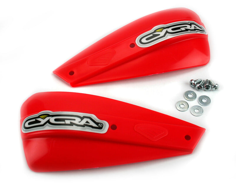 Cycra 714-1255 1CYC-1115-32 LOW PROFILE REPLACEMENT HANDSHIELDS - RED