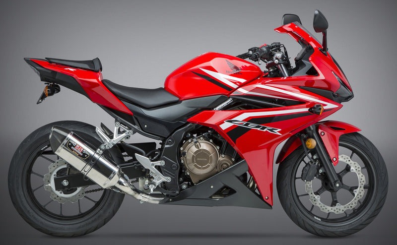 Yoshimura Exhaust Signature R-77 Slip-ON SS-SS-CF - 12551E0520 Honda CB500F / CBR500R 2016-2018