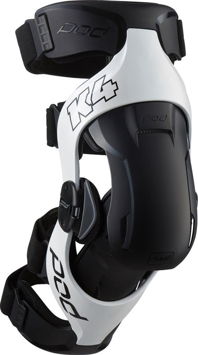 Pod 664-0446M K4024-058-MD/LG K4 V2.0 KNEE BRACE (PR) WHT/BLK - M/L