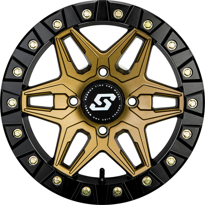 Sedona 570-1343 A72BZ-47056-43S SPLIT 6 BDLK WHEEL 14X7 4/156 4+3 (+5MM) BRONZE