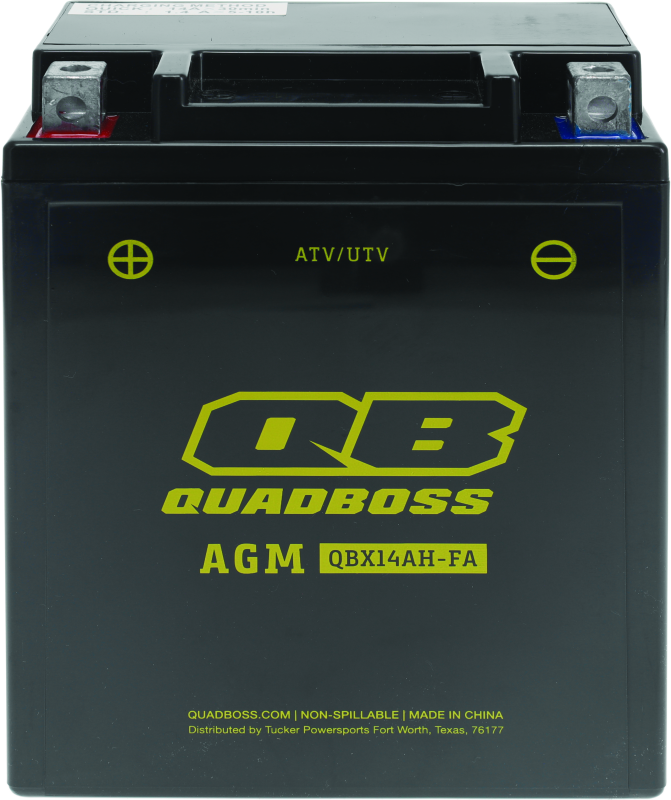 QuadBoss 401384 Maintenance-free AGM Battery QBX14AH-FA - Photo - Primary