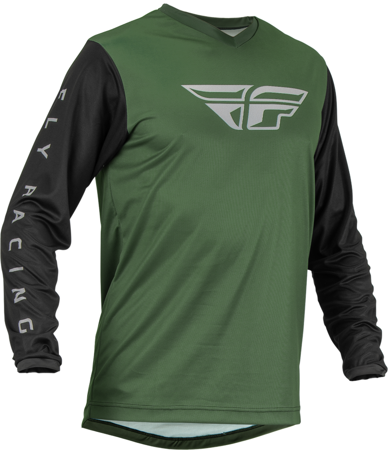 Fly Racing F-16 Jersey Olive Green Black 2X