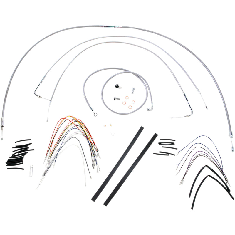 Burly Brand Complete Cable Kit - B30-1052 For Harley Softail 2007-2010
