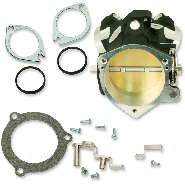 S&S CYCLE 1022-0187 170-0342 Throttle Hog Cable Operated Throttle Body Kit - Black - 66 mm