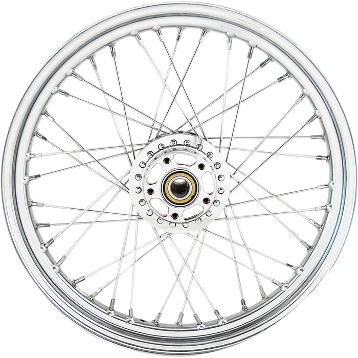 DRAG SPECIALTIES 0203-0637 Replacement Laced Wheel Wheel - Laced - 40 Spoke - Front - Chrome - 19x2.5 - '11+ 1200C/1200X