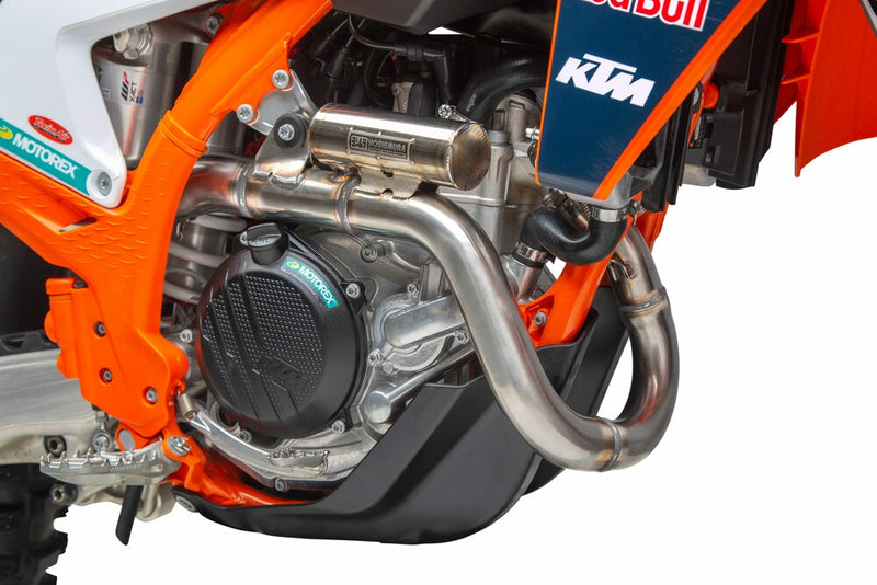 Yoshimura RS12 Series Exhaust System FS SS-AL-CF HUS - 264630S320 KTM 450 Factory Edition / SX-F 450 / XC-F 450 2022-2024