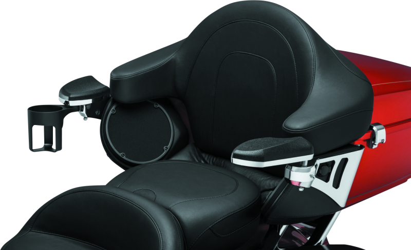 Kuryakyn 8955 Passenger Armrests 14-23 Touring Models Chrome - User 1