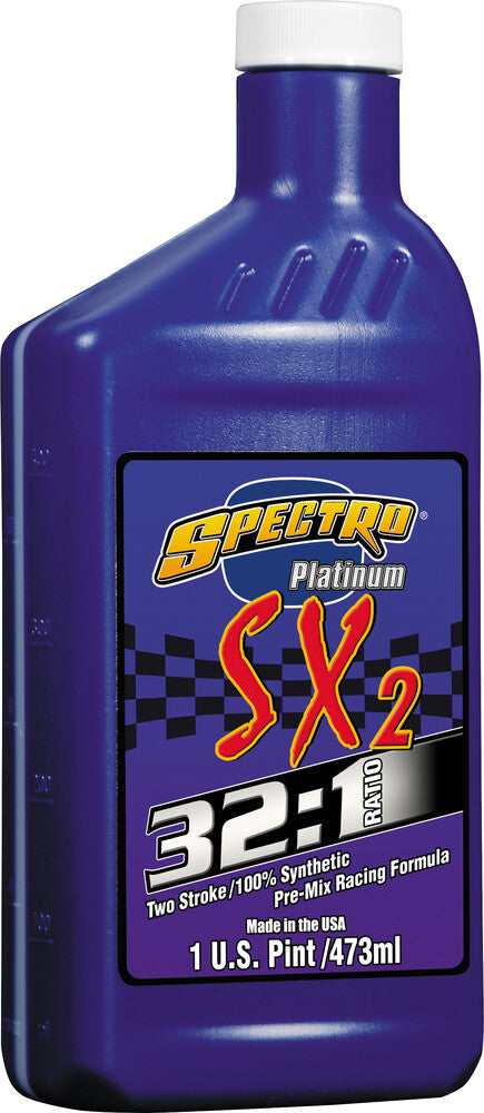 Spectro 582-00031 310289 PLATINUM SX2 FULL SYN OIL 2T 32:1 1L