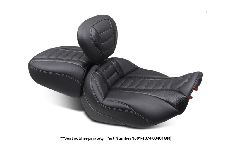 Mustang Deluxe Touring Seat - 88402GM For Harley Touring 2023-2026