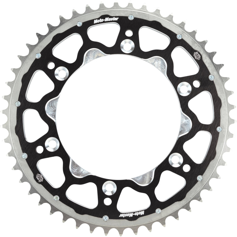 MOTO-MASTER 1211-2103 620023248 Fusion Series Dual Ring Rear Sprocket 48 tooth - black - honda