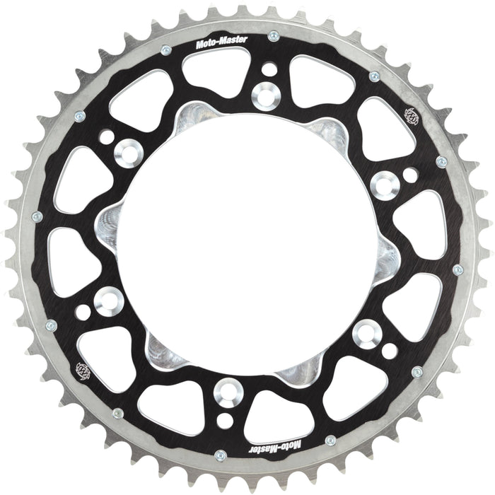 MOTO-MASTER 1211-2103 620023248 Fusion Series Dual Ring Rear Sprocket 48 tooth - black - honda