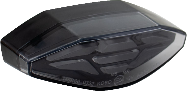 Koso North America 27-5974 HB039000 GT-04 LED BRAKE/TAIL LIGHT SMOKE LENS