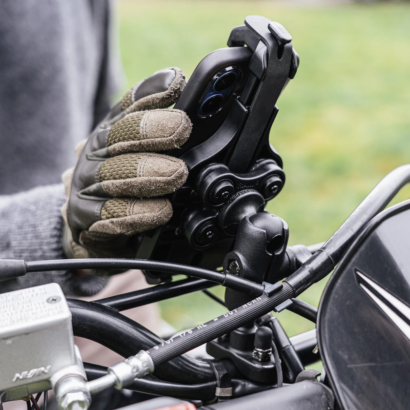 Ram Mounts 71-7083 RAM-HOL-PD5BVU QUICK-GRIP PRO PHONE HOLDER W/VIBE SAFE BALL