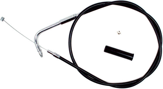Motion Pro Black Vinyl Throttle Cable - 06-0302 For Harley Motorcycles 1996-2016