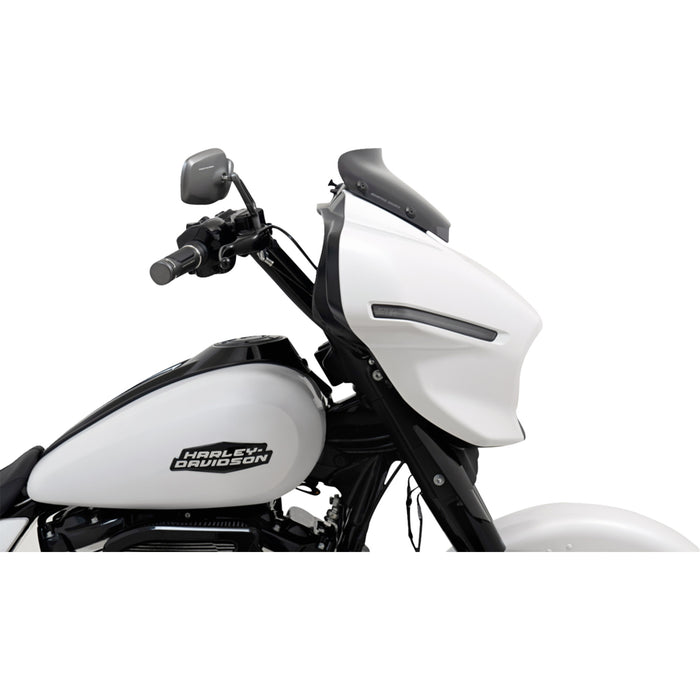 MEMPHIS SHADES 2310-0981 MEP88610 Spoiler Windshield 2" - dark black smoke - flhx