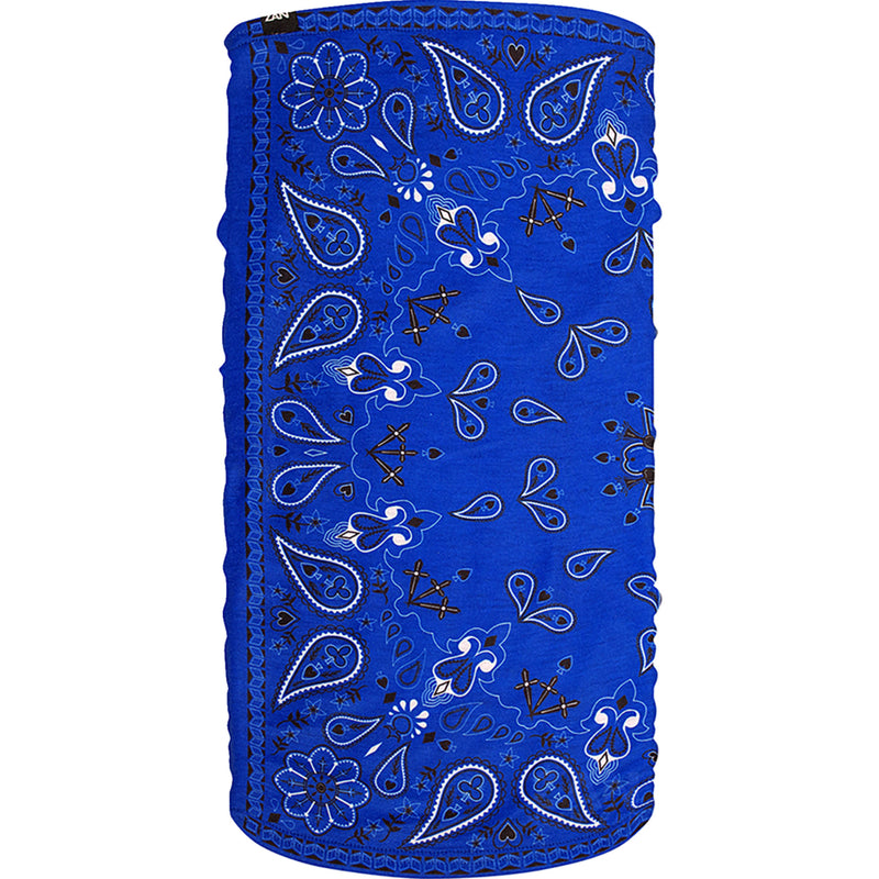 ZAN HEADGEAR 2502-0327 TF111 Motley Tube® Fleece Lined blue paisley