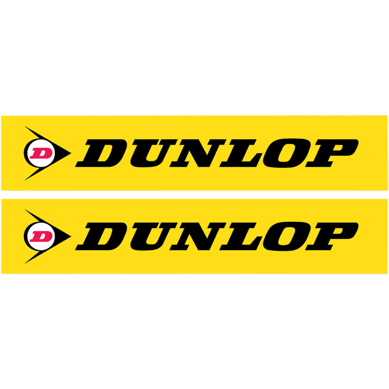 FACTORY EFFEX FX02-7065 02-7065 Fork and Swingarm Decals FX Swingarm Sticker - Dunlop - Yellow