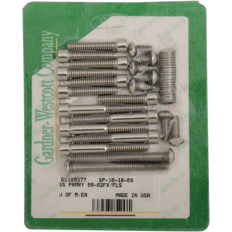 Gardner-Westcott Bolt Kit - SP-10-18-08 For Harley Dyna / Super / Softail / 15th Anniversary 1999-2006