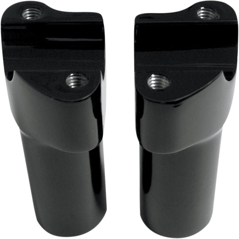 DRAG SPECIALTIES 0602-0351 Buffalo Billet Aluminum Handlebar Risers 3" - black
