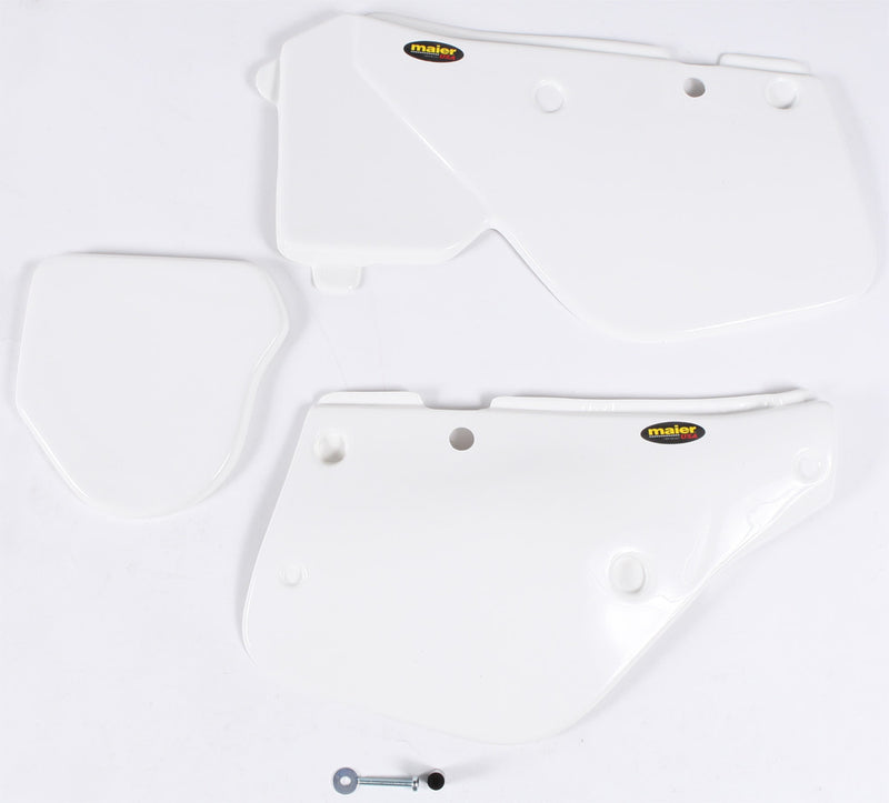 Maier Side Panels White - 234731 Yamaha YZ 125 / YZ 250 / YZ 490 1986-1990