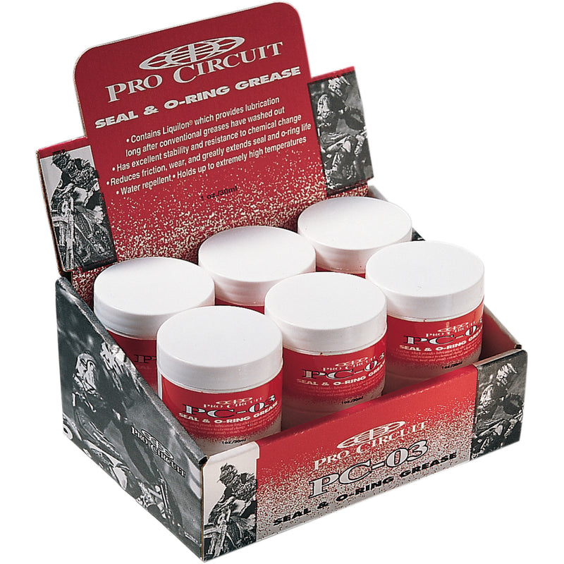 PRO CIRCUIT PC-03 PC-03 Seal and O-ring Grease 1 u.s. fl oz. - 12 pack display