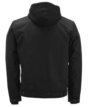 Rear angle of the Gearhead jacket in black