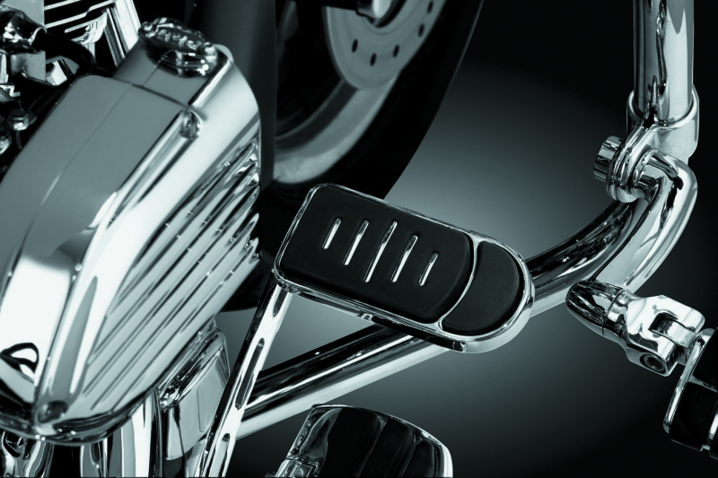 Kuryakyn 7587 Brake Pedal Pad Extension Chrome - User 1