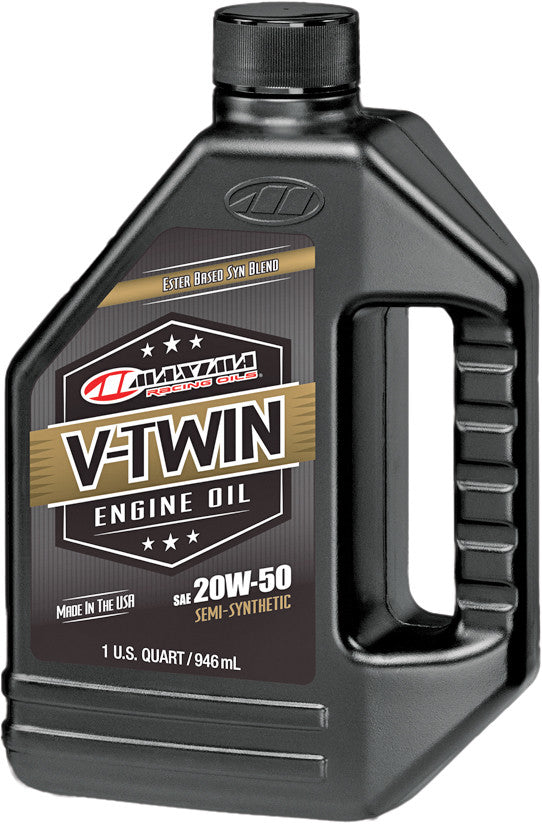 Maxima Racing Oil 78-99919 30-14901 V-TWIN SYN BLEND ENGINE OIL 20W50 32OZ
