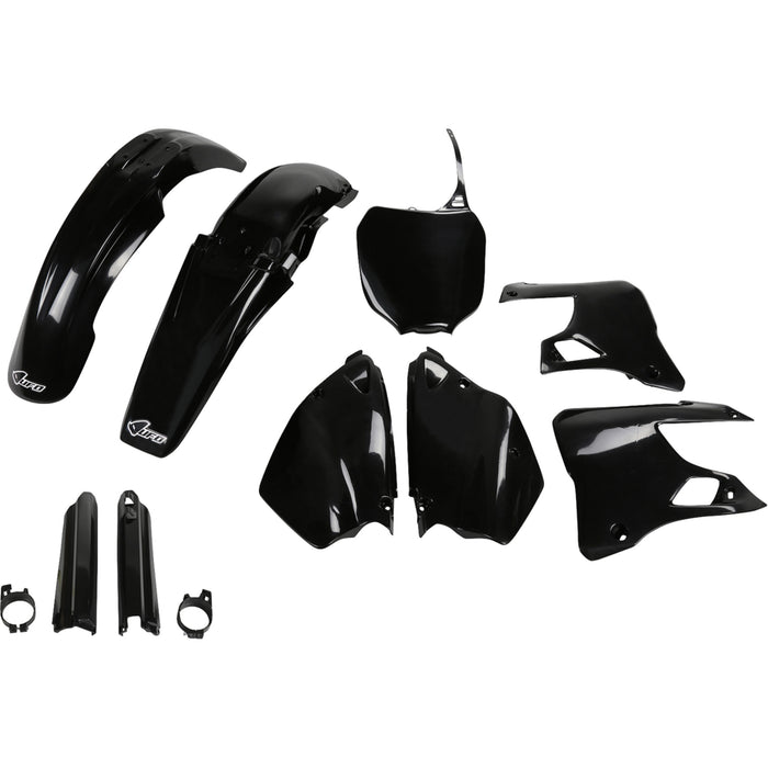 UFO 1403-4217 YAKIT300F@001 Full Body Kit With Fork Guards Body Kit - Black - YZ 125/250 '00-'01